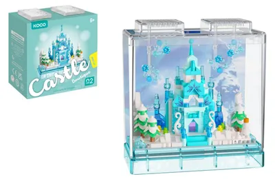 Produktbild von Teddies KOCO Mini-Winterburg-Bausatz