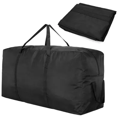 Imagen del producto de Bolsa de almacenamiento para edredones, 300 litros, fabricada en tela Oxford de 600D, con cierre de cremallera, ideal para guardar ropa