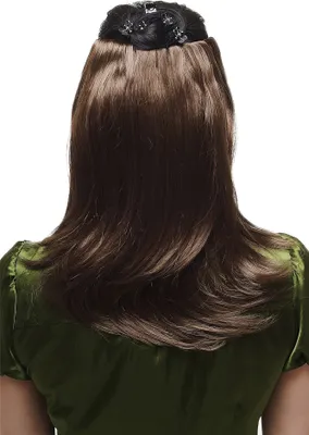 Produktbild von WIG ME UP Halbperücke Clip-In glatt braun N535-A-8