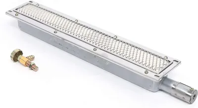Image de Barbecue à gaz, construction en acier inoxydable, chauffage infrarouge, argent