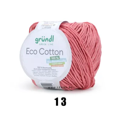 Produktbild von Gründl Eco Baumwolle (50g/105m) 100% Baumwolle 13 rosé