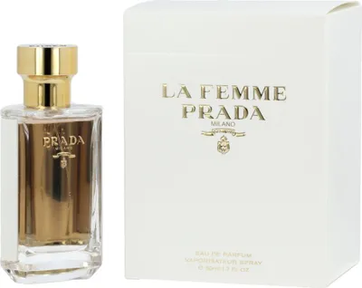 Produktbild von Prada La Femme, Frauen, 50 ml, Nicht nachfüllbare Flasche, Spray, ALCOHOL DENAT., AQUA (WATER), PARFUM (FRAGRANCE), BENZYL SALICYLATE LINALOOL, ETHYLHEXYL...