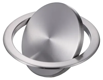 Produktbild von STOBAZA Mülldeckel aus Edelstahl, automatischer Deckel für Küche und Badezimmer,