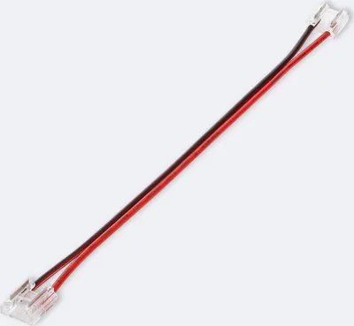 Produktbild von Clip Verbinder doppelt mit Kabel für LED Streifen 24V DC SMD IP20 Breite 10mm Einfarbig IC 4 PIN 10 mm - 5 A