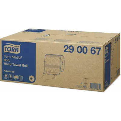 Zdjęcie produktu dla Miękkie ręczniki do rąk Tork Matic® - 290067 (karton - 6 rolek)