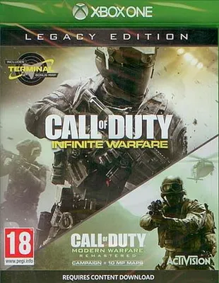 Zdjęcie produktu dla Activision Call of Duty Infinite Warfare Legacy Edition, Xbox One, Tryb multiplayer, od 17 lat