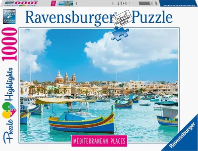 Produktbild von Puzzle 1000el Mittelmeer Malta 149780 RAVENSBURGER p5
