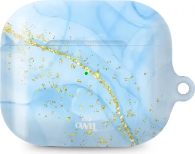 Produktbild von xoxo Wildhearts Hülle kompatibel mit Airpods Pro 1 / Pro 2 - Marble Blue - Blau