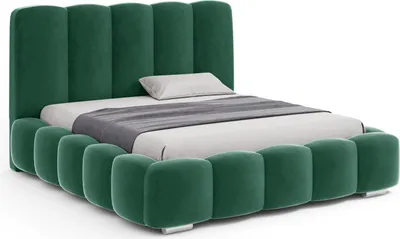 Obrázok produktu pre FURMEB GLAMOUR Äalnen posteÄ s kontajnerom na posteÄn bielizeˆ 180x200cm zelen