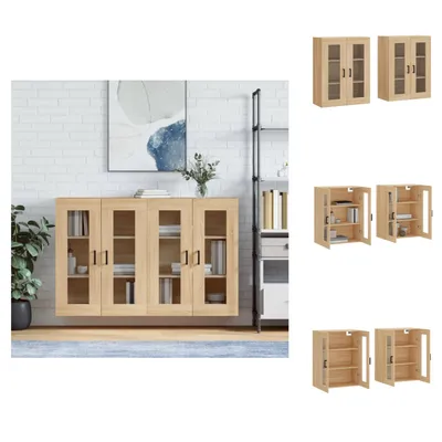Produktbild von vidaXL Wandschränke 2 Stk. Sonoma-Eiche Holzwerkstoff -  Sideboards