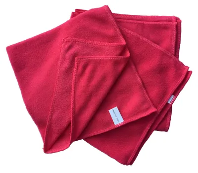 Produktbild von 10 Mikrofasertücher Reinigungstuch Poliertuch Microfasertücher Putztuch 40x40cm pink