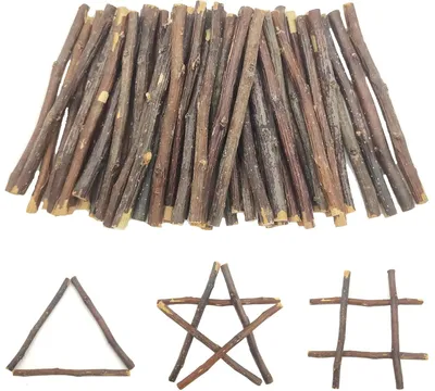 Immagine prodotto di 50 pezzi naturale betulla artigianato fai da te ramoscelli artigianali bastoni decorativi per ramoscelli artigianali naturali (legno marrone)