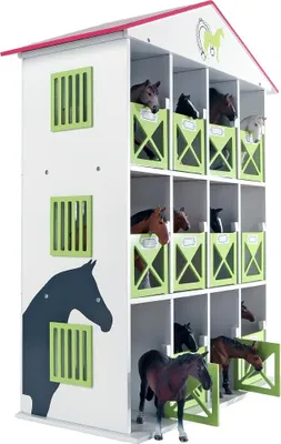 Obrázok produktu pre Kids Globe Horses Pferdehotel (12 Pferde, 1:24, Kinder Bauernhof Zubehör)