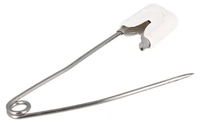 Sicherheitsnadeln aus Edelstahl, 55 mm, 4 Stück