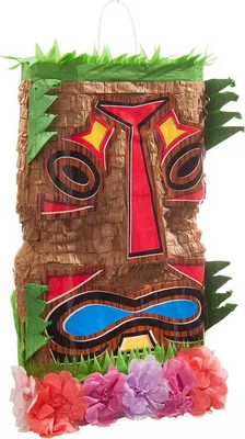 Produktbild von Hawaiianische Luau Tiki Piñata 54cm