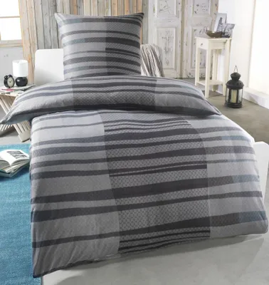 Produktbild von Warme Winter Microfaser Thermo Fleece Bettwäsche 135x200 155x220 200x200 Moderne, Größe:135 x 200 cm, Design - Motiv:Design 3