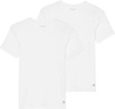Produktbild von Marc O'Polo Crew Neck Top 2P Essentials Organic Baumwolle Stretch S Weiß/White