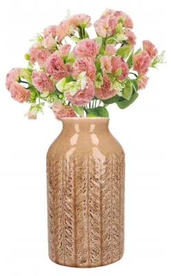 Produktbild von Astek Keramikvase Dekorativ Beige 17cm