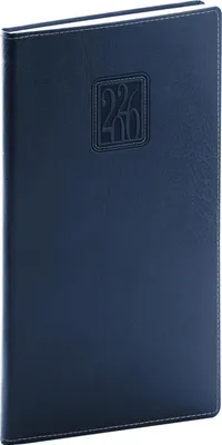 Obrázek produktu pro Notique Kapesní diář Panama 2026, tmavě modrý, 9 x 15,5 cm