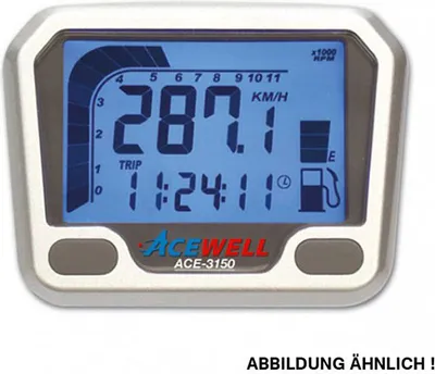 Produktbild von Multifunktionelles Digitalinstrument, schwarz, Tacho-Drehzahlmesser-Uhr-Tankanzeige, TGB Version