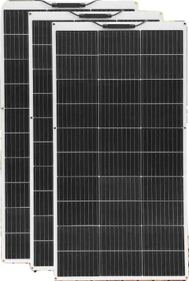 Produktbild von Solarpanel, Flexibles Design, Hohe Effizienz, 3 Stück Solarpanel