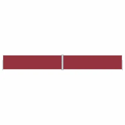 Immagine prodotto di vidaXL Tenda laterale estensibile rossa 160x1200 cm