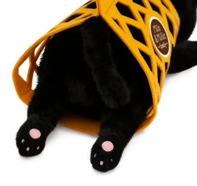Produktbild von Orange Toys Kuschelkatze Milo schwarz Plüsch 35 cm Spielzeug