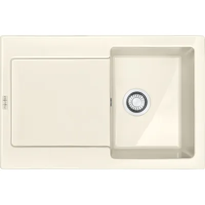 Produktbild von FRANKE MARIS MRK 611-78 Einbauspüle / Keramik / Magnolia / Druckknopf / 45 cm