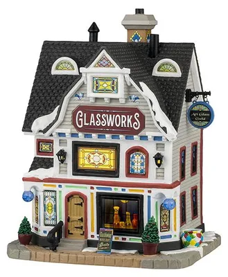 Productafbeelding van Glassworks 18x25x26 cm Kersthuisje LEMAX