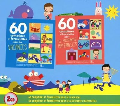 Zdjęcie produktu dla Zestaw 2 płyt CD: 60 rymowanek i piosenek dla dzieci