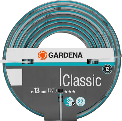Obrázok produktu pre Záhradná hadica Gardena Classic 1/2" 18010, 10 m, 22 BAR, Originálny GARDENA systém