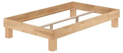 Produktbild von Überlanges Bett Doppelbett Einzelbett Buche geölt wählbare Liegenflächenbreite V-60.87-220