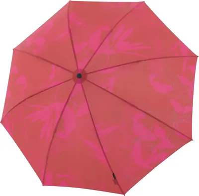 Produktbild von Knirps Taschenregenschirm Regenschirm T.200 Medium Duomatic Garden Scarlet purpur