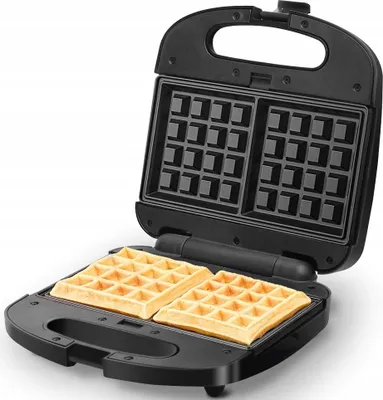 Zdjęcie produktu dla Opiekacz Grill Toster Gofrownica 800W 3W1 Elektryczny Mocny Do Kanapek Tost