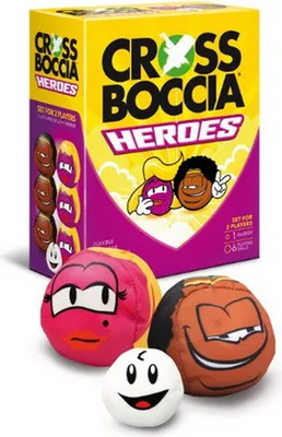 Produktbild von Schildkröt - Funsport CROSSBOCCIA-DOUBLE-PACK HEROES, Design "Blond+Muffin"