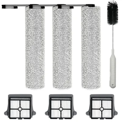 Zubehör für Tineco iFloor 5 Breeze: 3 Rollbürsten, 3 HEPA-Filter