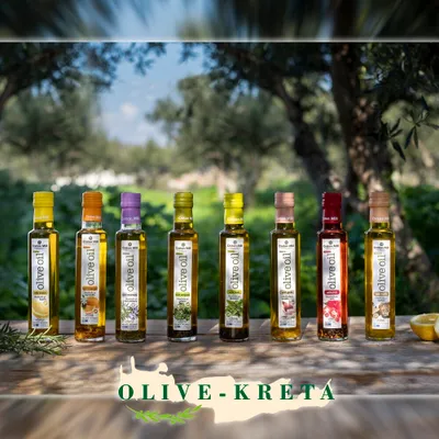 Produktbild von CRETAN MILL 15782 Aromatisches Olivenöl mit TRÜFFEL 250ml Flasche