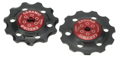 Immagine prodotto di Puleggia del deragliatore Enduro Bearings ZERO Directline, SRAM 22 11 velocità, rosso (BKCJ-0190)