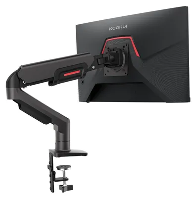 Produktbild von Monitorhalterung Monitorarm Schreibtisch - VESA 75 und 100 - 2 bis 9 kg - Schwarz