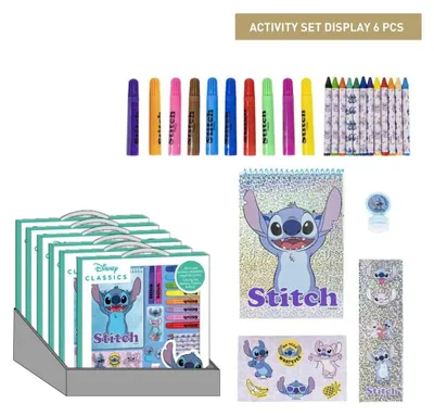 Productafbeelding van CERDÀ - Disney Stitch, kleurset voor kinderen, met premium accessoires