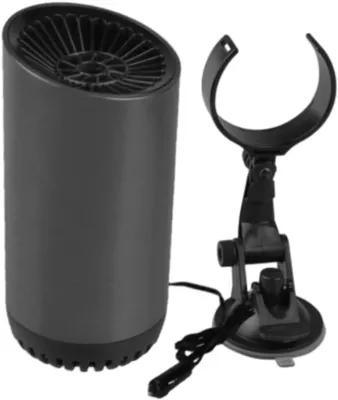 Productafbeelding van Kachel voor campers, 12V, 150W, draagbaar, snelle verwarming, ontdooiing, geschikt voor de sigarettenaansteker, compatibel met de meeste voertuigen