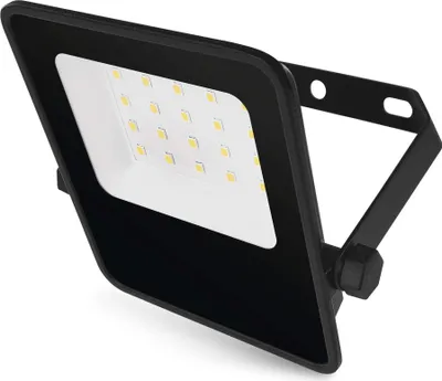 LED reflektor VISIO, 10 W, černý, neutrální bílá