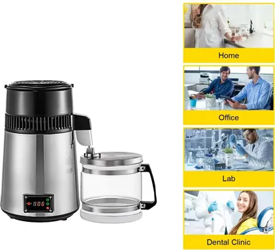 Zdjęcie produktu dla Urządzenie do destylacji wody, pojemność 4 l, moc 750 W, 4 l