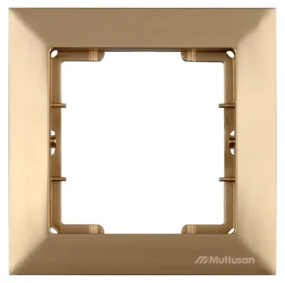 Produktbild von 1-fach Rahmen Gold Optik – Unterputz IP20 für Innen – CANDELA