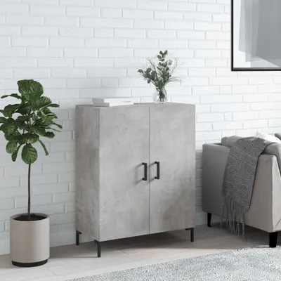 Produktbild von The Living Store Sideboard Betongrau 69,5x34x90 cm Holzwerkstoff