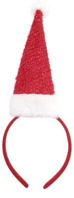 Image de Serre-tête avec bonnet de Père Noël Coiffure pour le costume de Noël Bonnet de Noël
