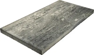 Produktbild von Beton Terrassenplatte iStone Pure weiß-schwarz 80 cm x 40 cm x 4 cm