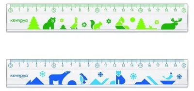 Produktbild von Linijka przezroczysta Keyroad 20 cm