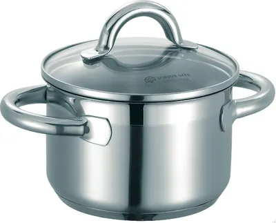 Produktbild von Schulte-Ufer LOOP MEAT POT Kochtopf inkl. Deckel, Edelstahl, 16 cm Durchmesser, Induktionsherd-geeignet