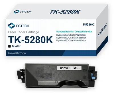 Produktbild von Toner kompatibel mit Kyocera TK-5280K ECOSYS P6235cdn M6235cidn M6635cidn